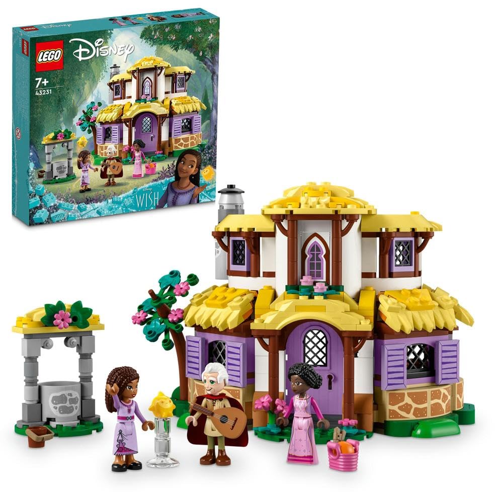 LEGO Disney Asha’s Cottage Building Set for Kids 7