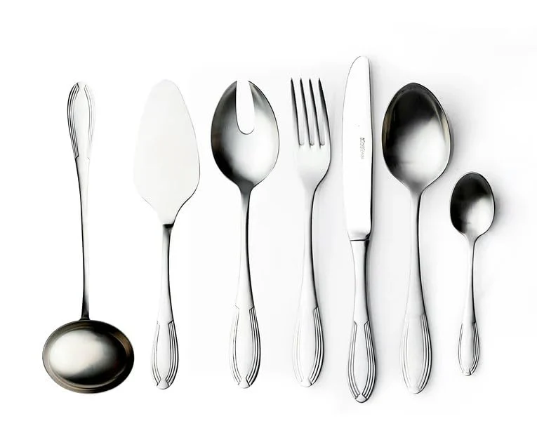 Aperto 77-Piece Cutlery Set – Elegant Stainless Steel Flatware Collection