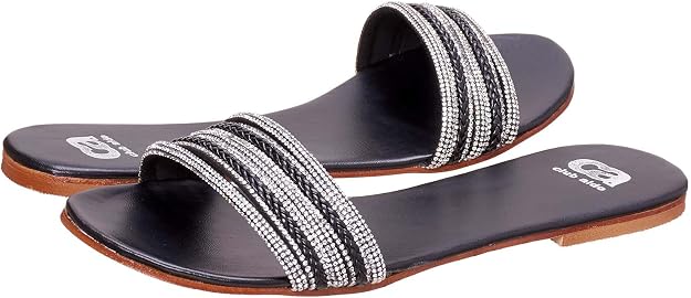 Club Aldo Round Toe Braided Strap Slide Slippers for Women