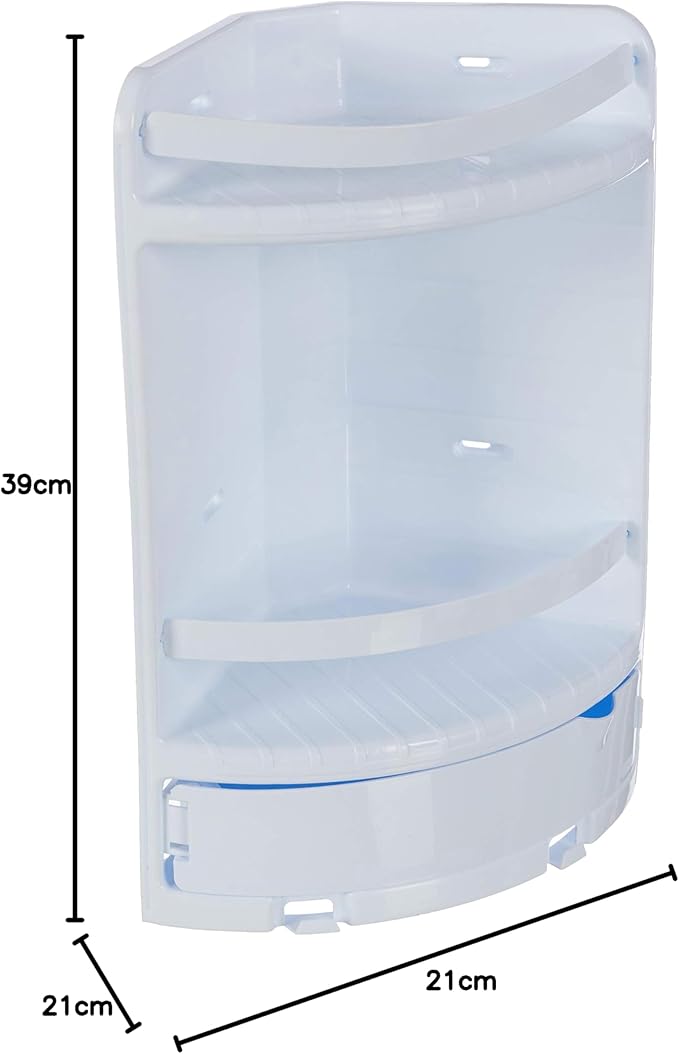 Qlux Corner Bathroom Storage Unit