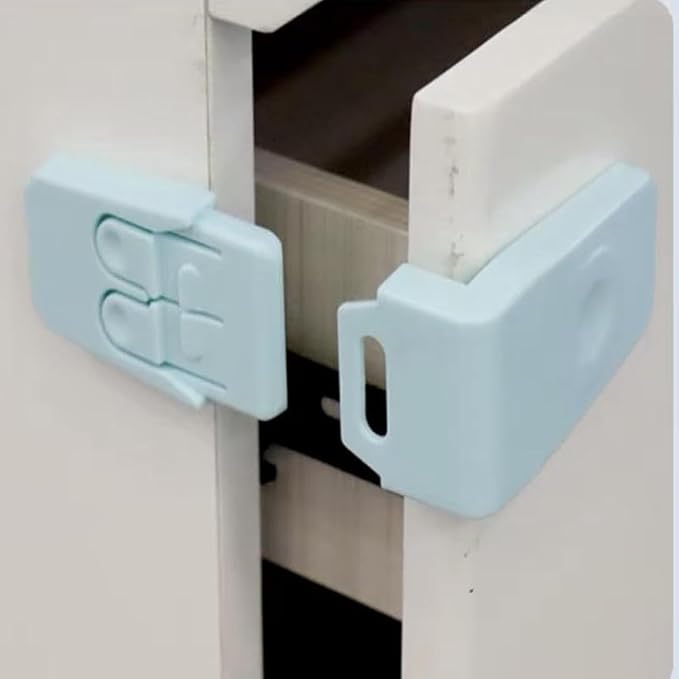 Child Safety Lock for Cabinets and Drawers – Pack of 6