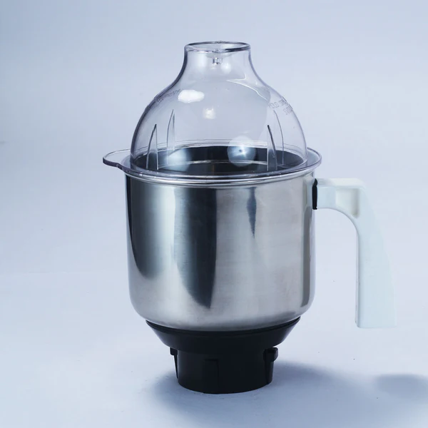 Preethi MGA 513 Mixer Jar 1.5L Silver – Replacement Grinder Jar for Mixer Grinder