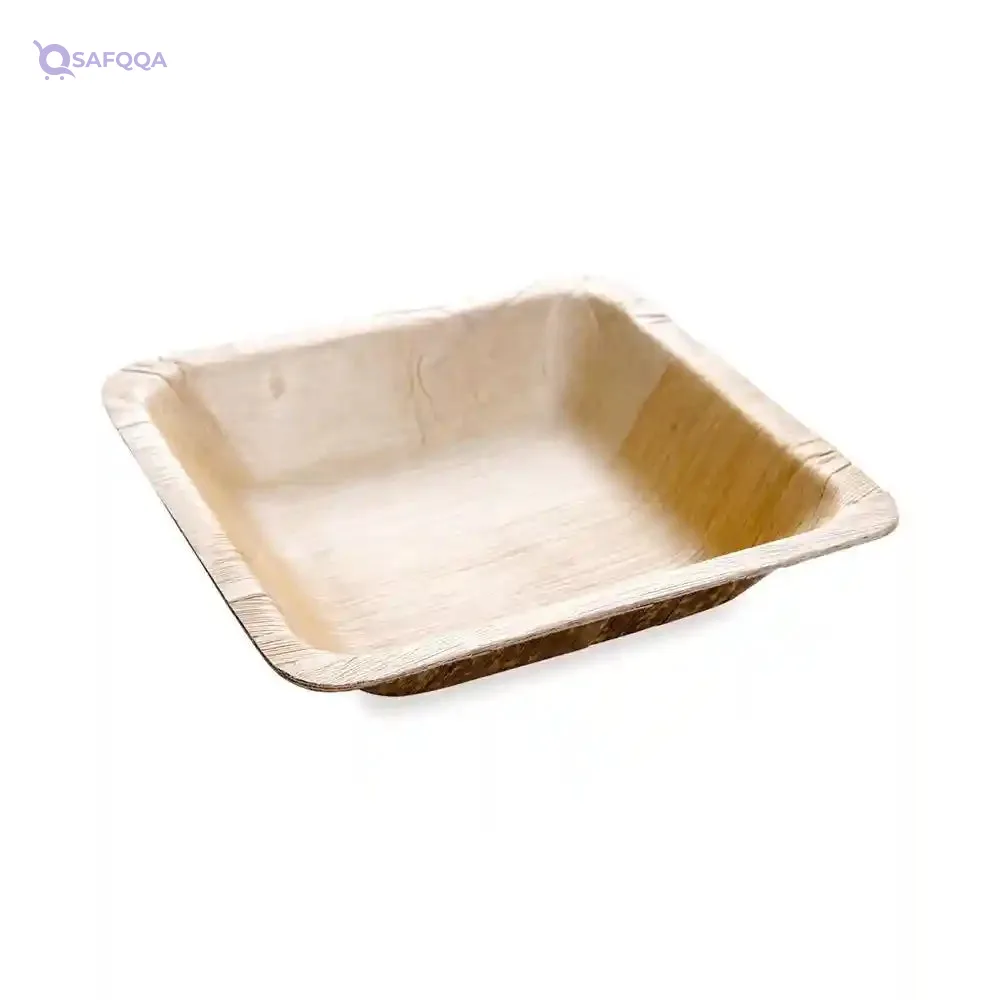 Restaurantware Bamboo Leaf Plates 7x7 Inch 50 Pack – Disposable Heavy Duty Eco Plates