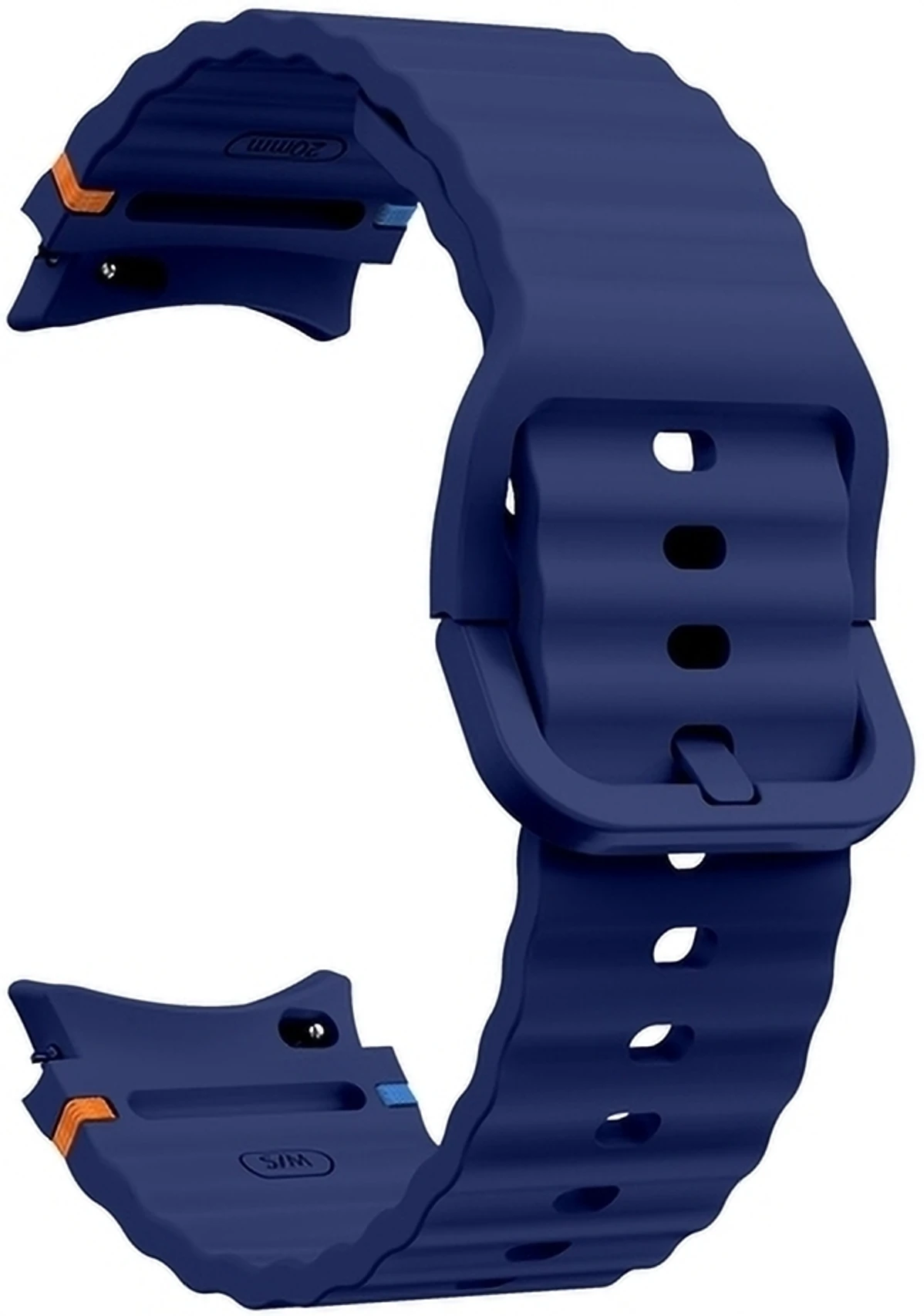 JOBINKA Smart Watch Strap Blue Replacement Band Comfortable Silicone
