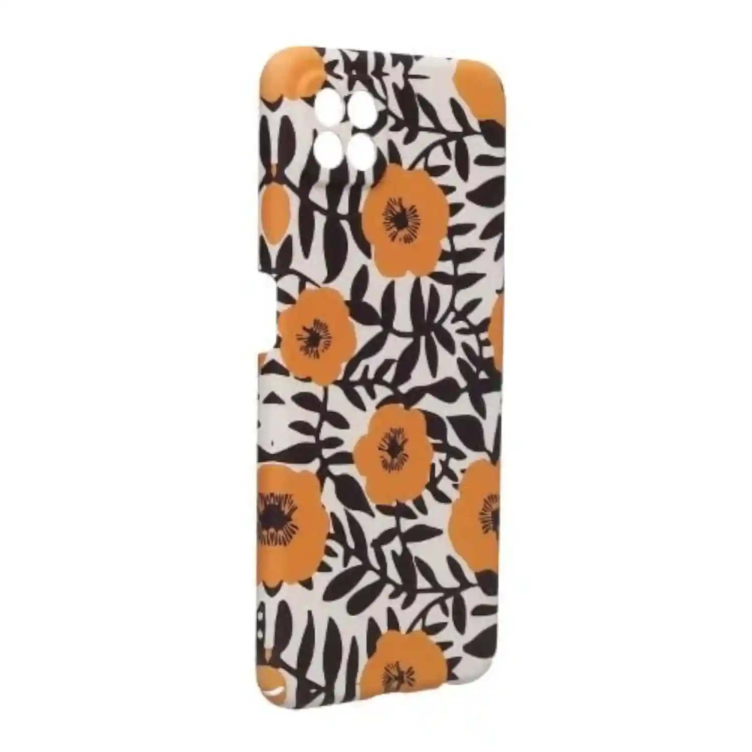 Dragon Flower Creative Hard Back Cover for Oppo A72 5G Multicolor