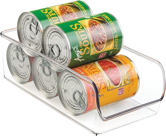 InterDesign Linus Plastic Can Organizer with Lid