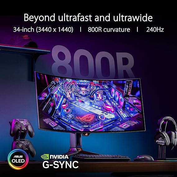 ASUS Curved Gaming Monitor  (Open Box)