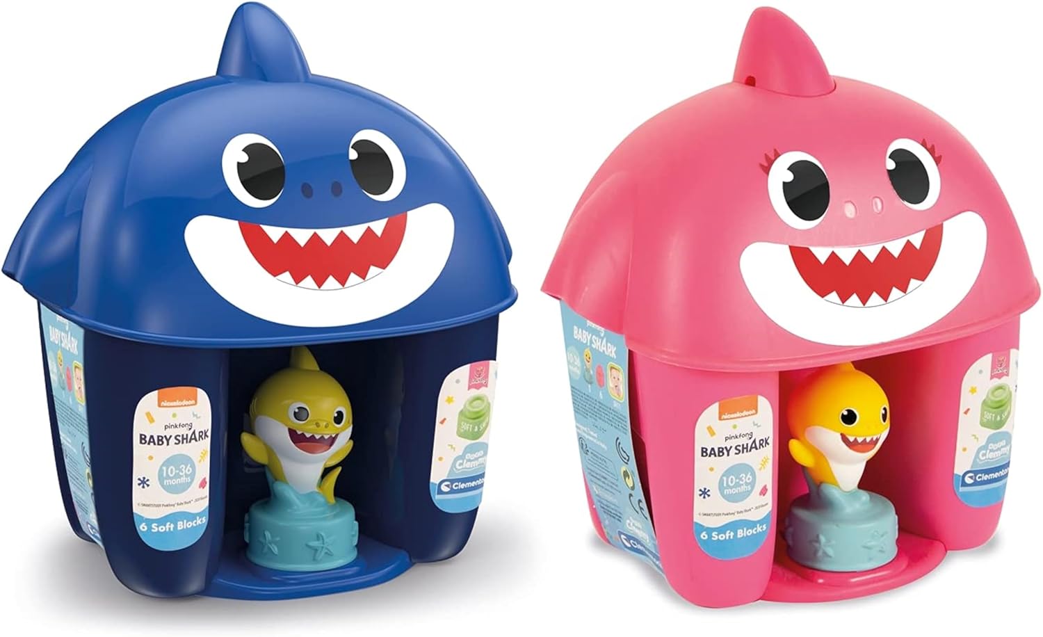 Clementoni Baby Shark Bucket Set – 6 Pieces