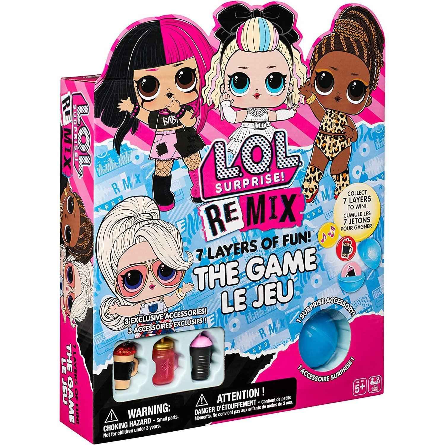 L.O.L. Surprise! Remix Board Game – 7 Layers of Fun