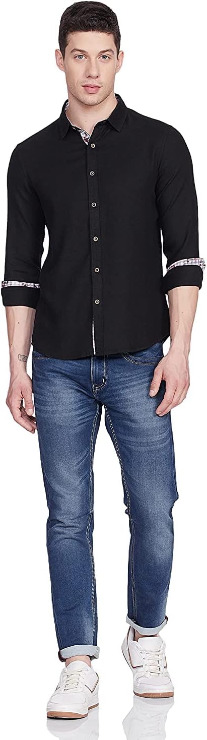 HammerSmith Men’s Long Sleeve Shirt Black