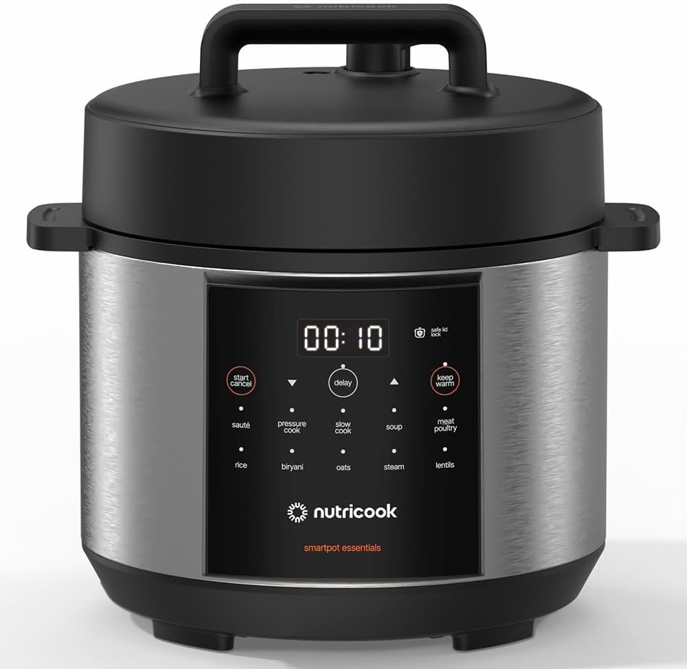 Nutricook NC-SP150 Pot Electric Pressure Cooker 4L 900W Silver
