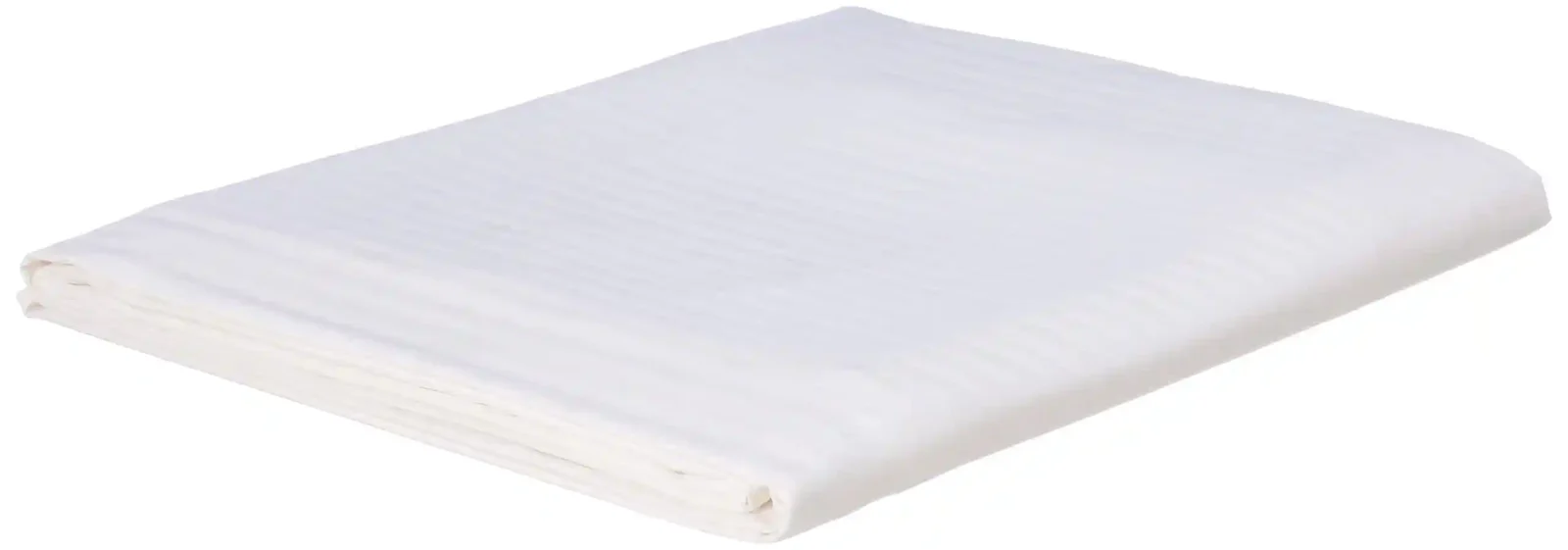 Al Mamoun Stripe Hotel Quilt Cover 100% Cotton Twin White 180x270cm