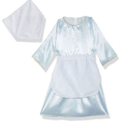 Maid Costume Dress with Hat and Belt Fancy Dress Outfit