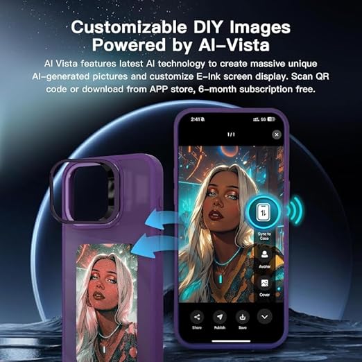 iPhone 14 NFC E-Ink Phone Case
