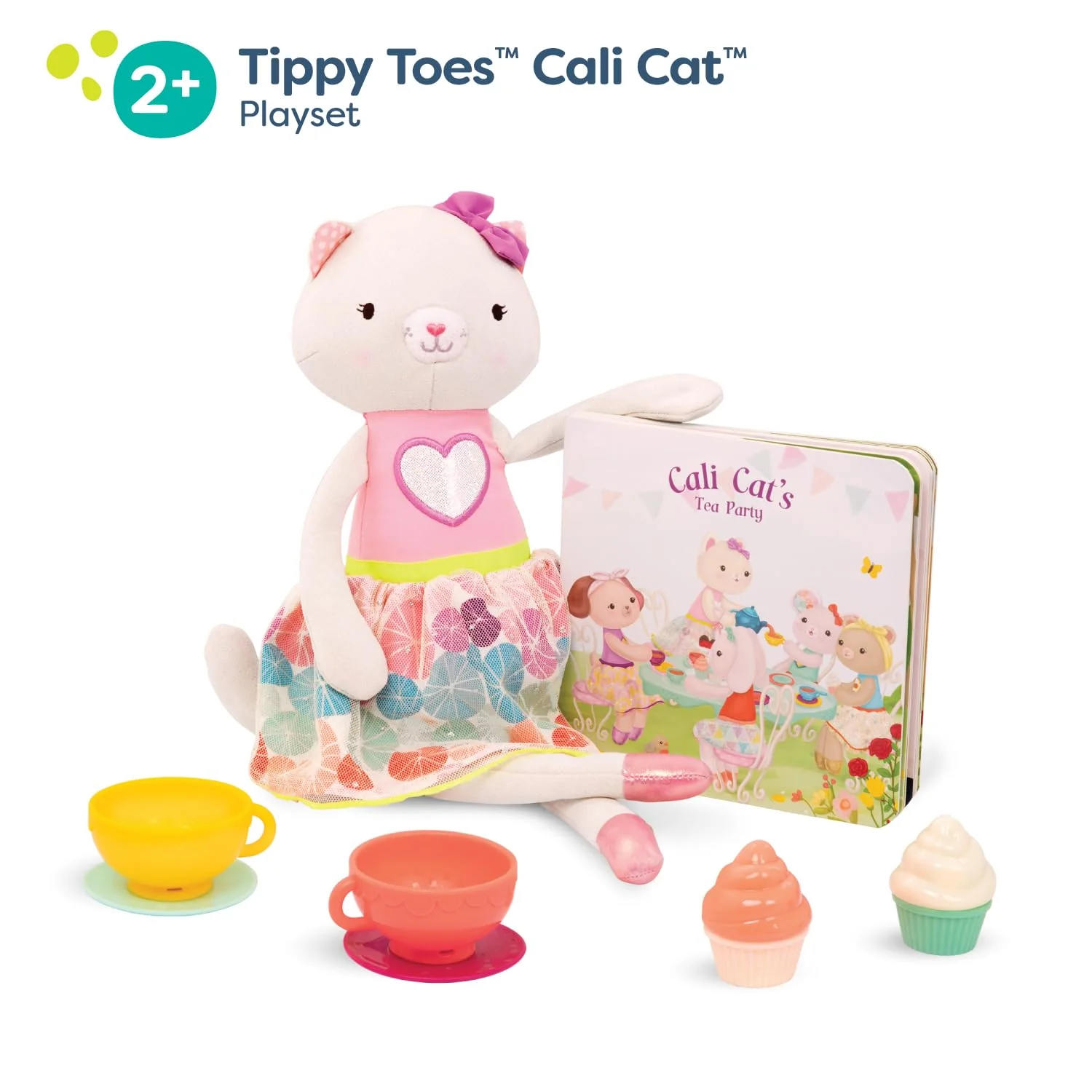 B. Toys Plush Cat Tea Set & Storybook