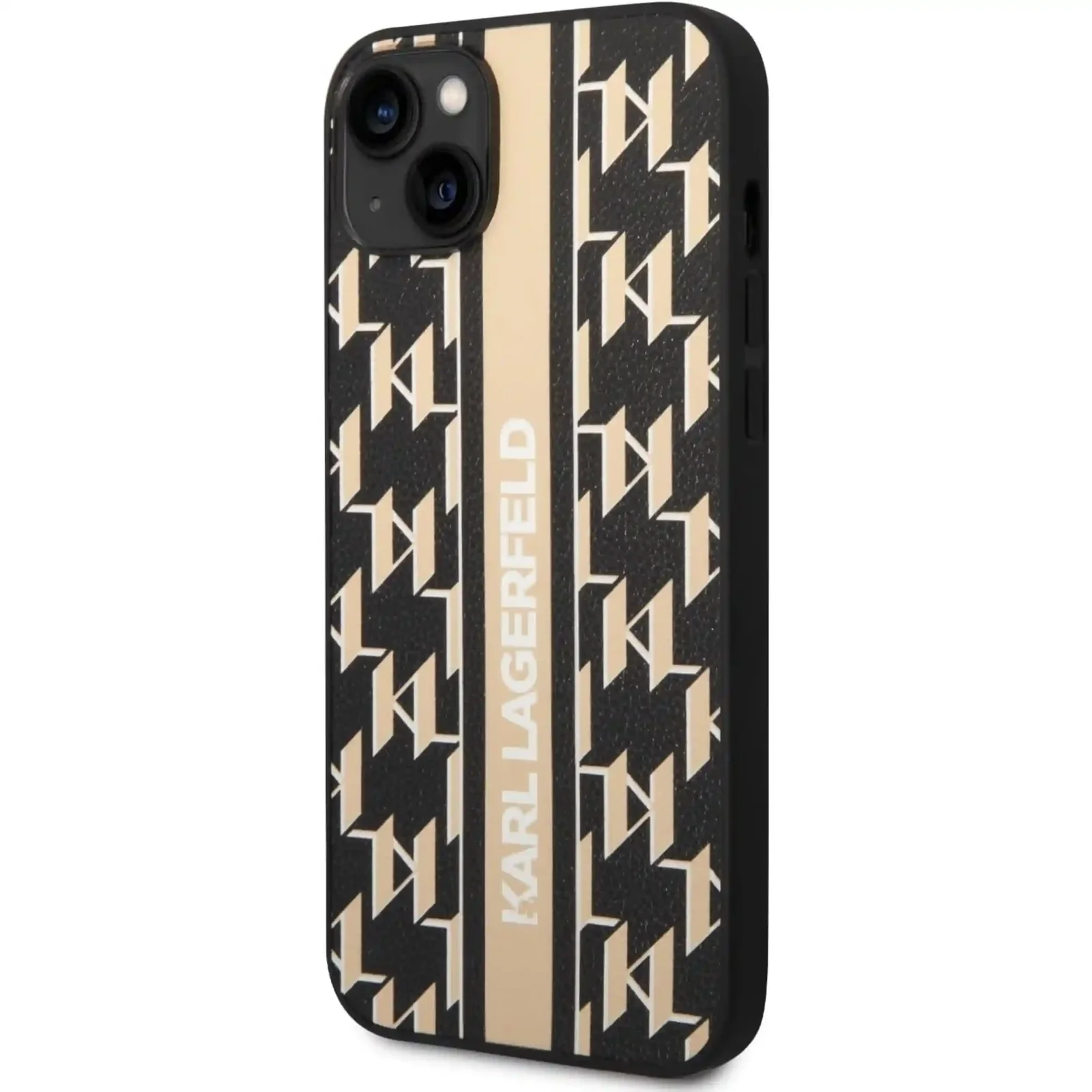 Karl Lagerfeld iPhone 14 Plus Cover Brown