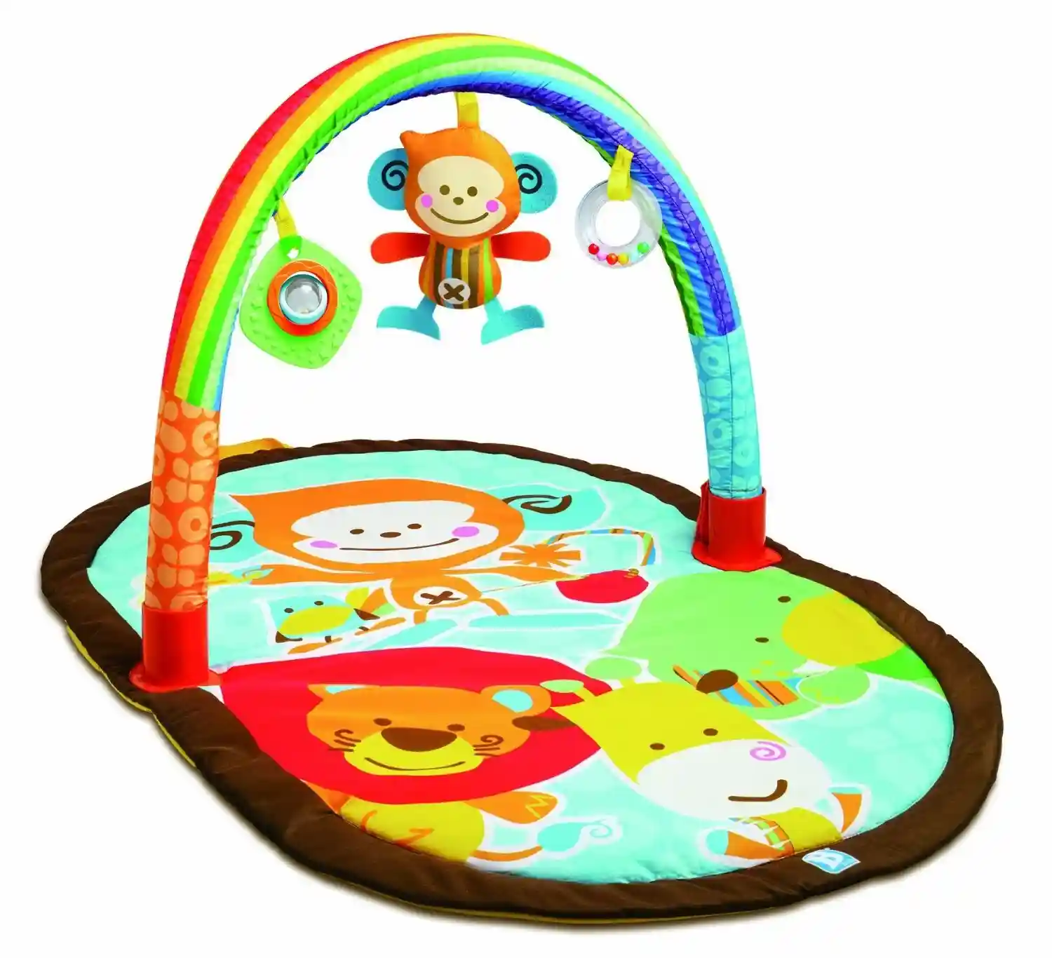 Bkids Travel Discovery Gym Playing Mat  Portable Activity Mat for Babies