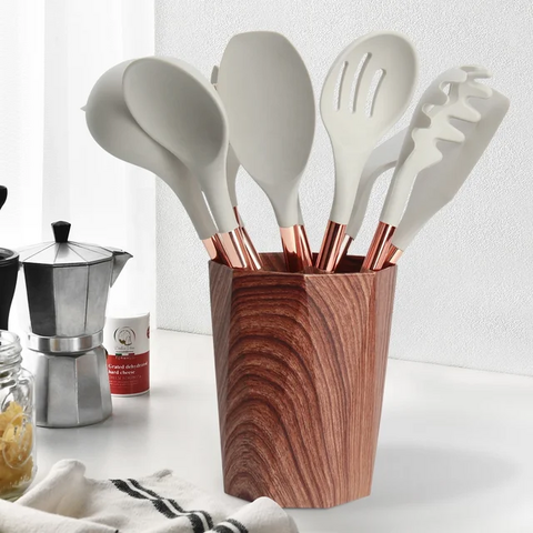 Flamer Silicone Serving Utensils Set