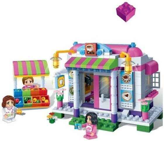 BanBao 6115 Trend City Café Building Bricks Construction Toy