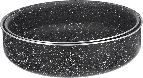 El Amal Elite Healthy Granite Non-Stick Round Baking Pan Set – 2 Pieces (26 cm & 28 cm)