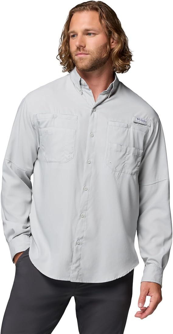 Columbia Men’s Long Sleeve Shirt Grey