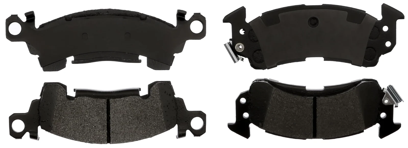 ACDelco Semi-Metallic Front Disc Brake Pad Set 17D52MH Black