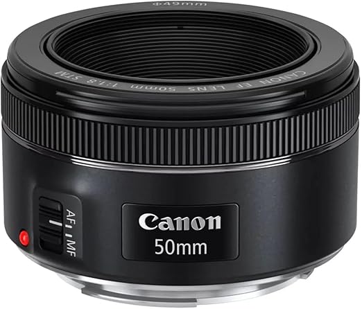 Canon EF 50mm f/1.8 STM Standard Lens – 2-Year Official Warranty