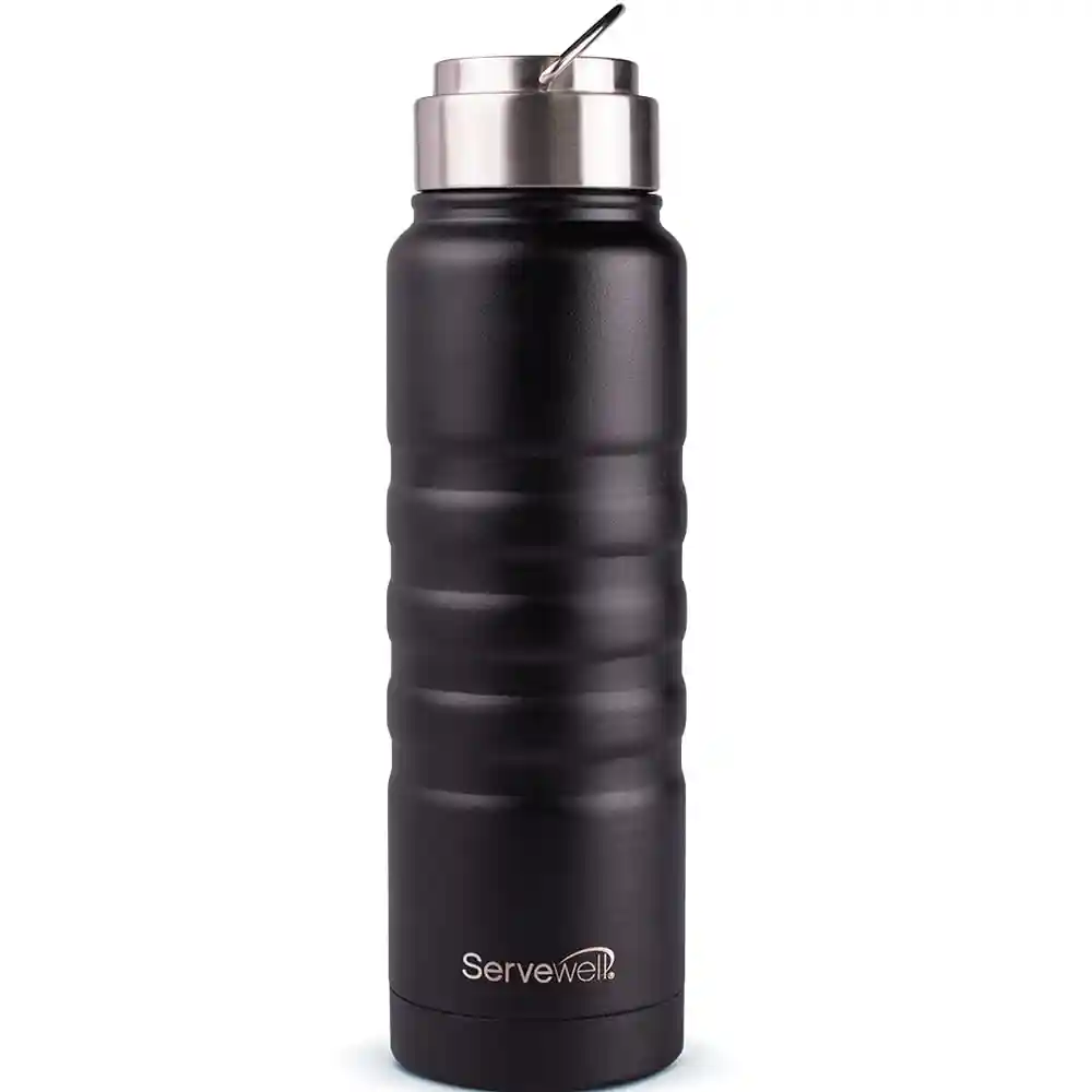 Servewell Stainless Steel Bottle 725ml Solid Design Multi Color