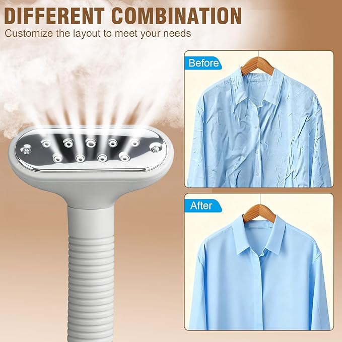 SKY-TOUCH 2000W Vertical Garment Steamer 1.6L Pink - Damage Box