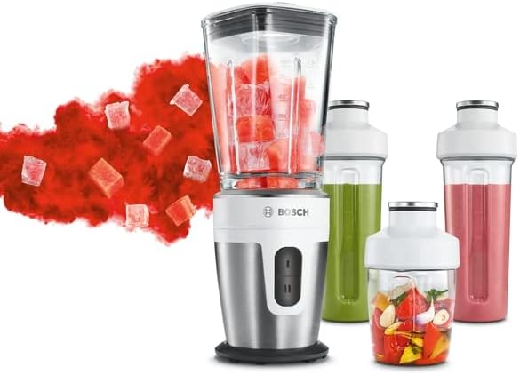 Bosch MMBM7G4MGB Mini Blender 350W 0.6L Stainless Steel - Damage Box