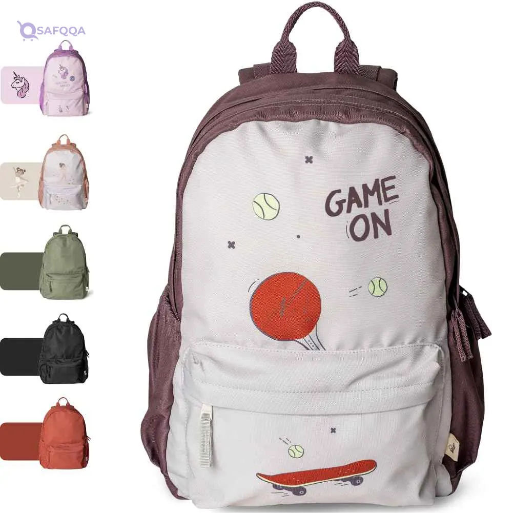 Citron Kids Backpack Eco Friendly PET Recycled Material Lightweight Durable School Bag for Children Multi Color Design Comfortable Adjustable Straps