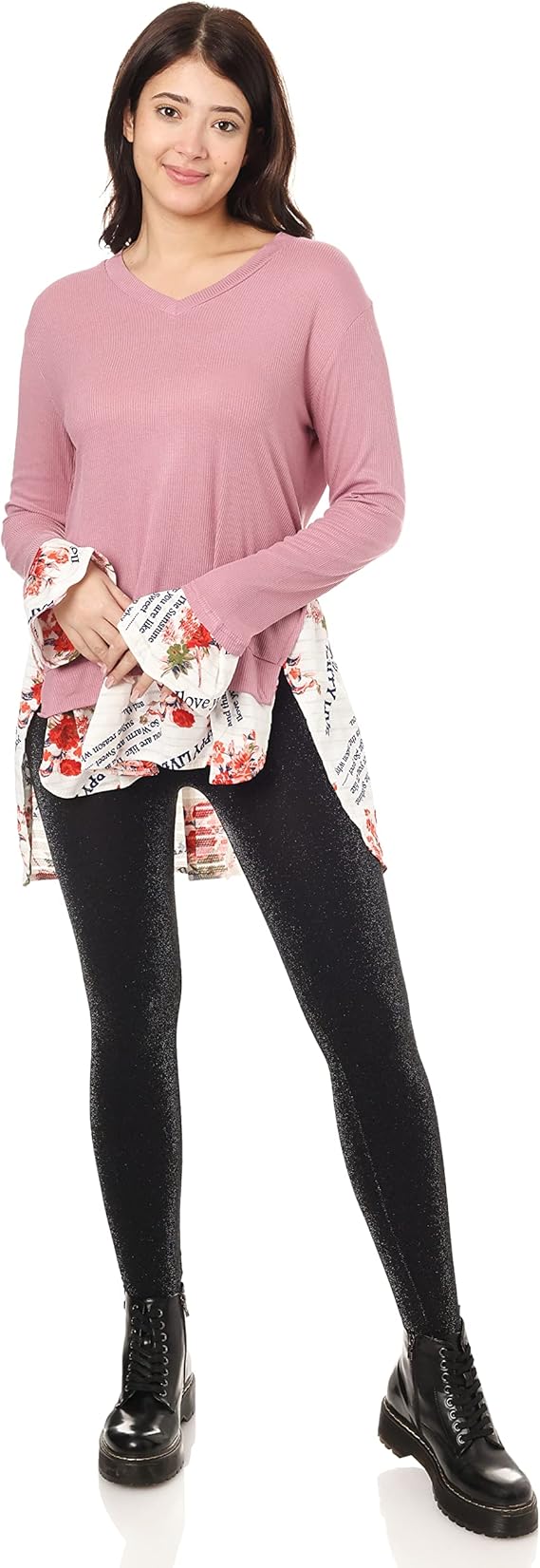 Kady Women Blouse with Floral Trim