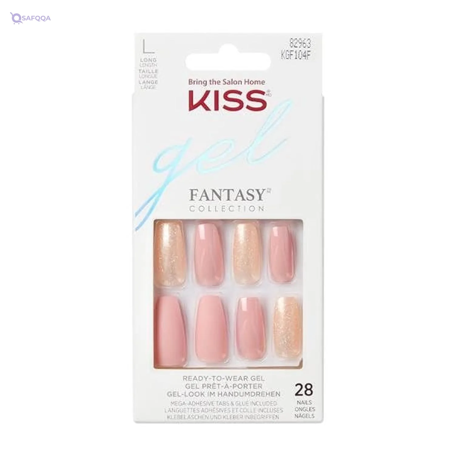 Kiss Peachy Glam Fantasy Nails