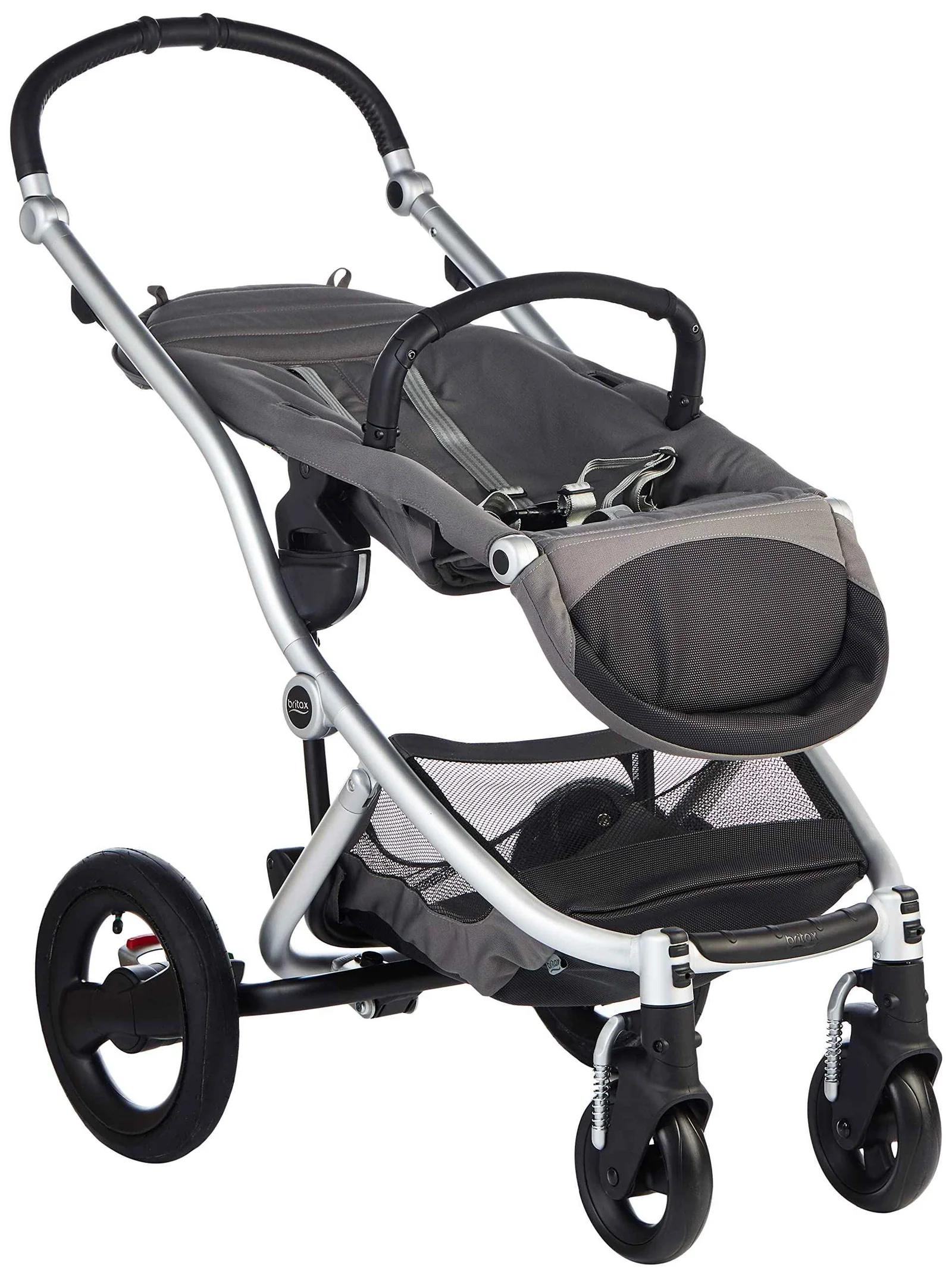 Britax Baby Stroller – Lightweight & Foldable Pushchair (Silver)