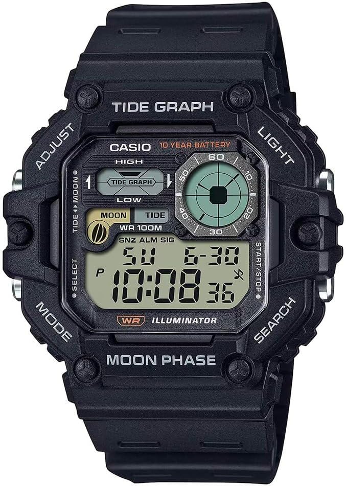Casio Men’s Watch WS-1700H-1AVDF 100M Water Resistant Black
