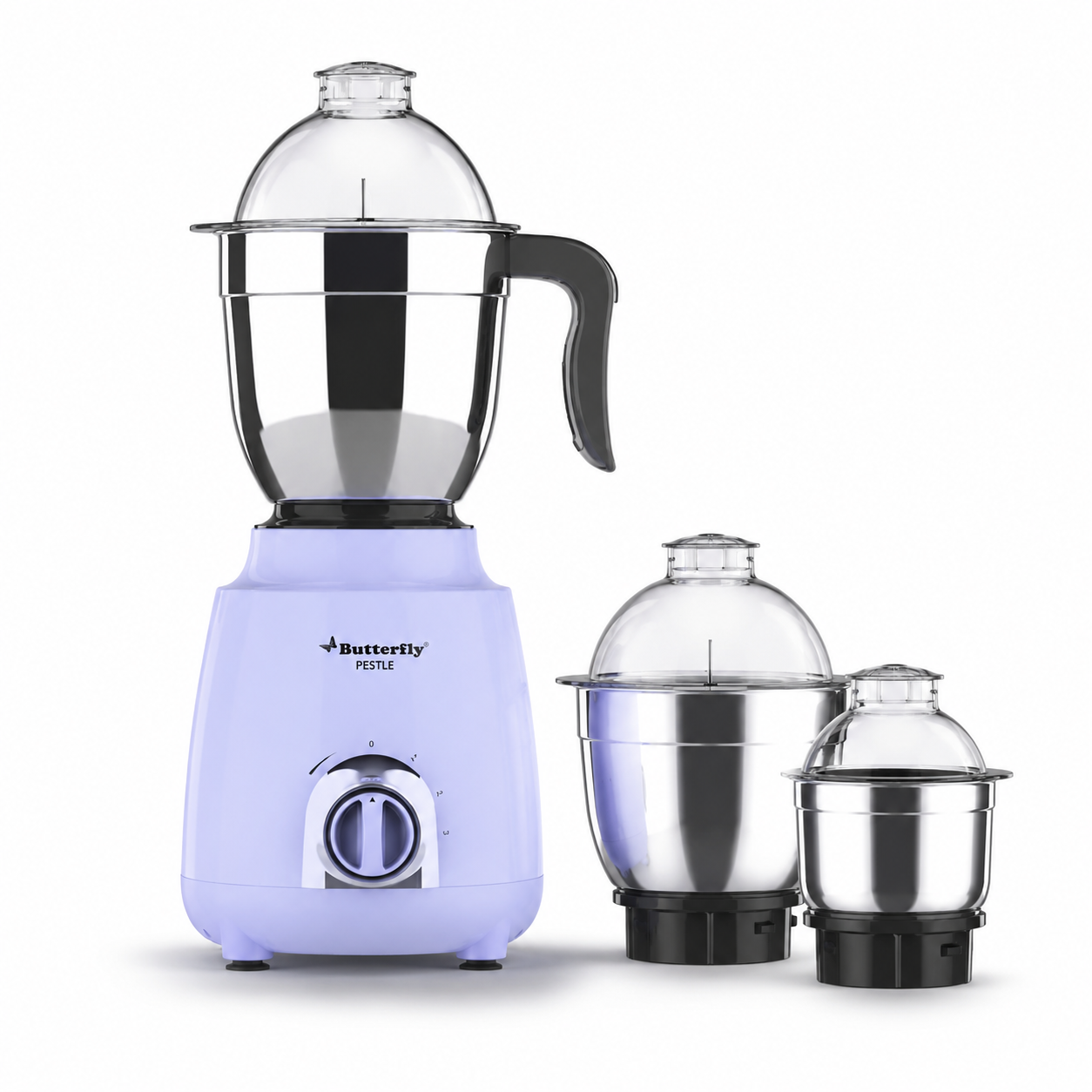 Butterfly Pestle 750W Mixer Grinder – 3 Jars (Small Scratches)
