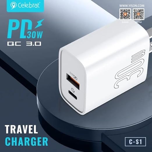 Celebrat C-S1 EU Fast Wall Charger open box