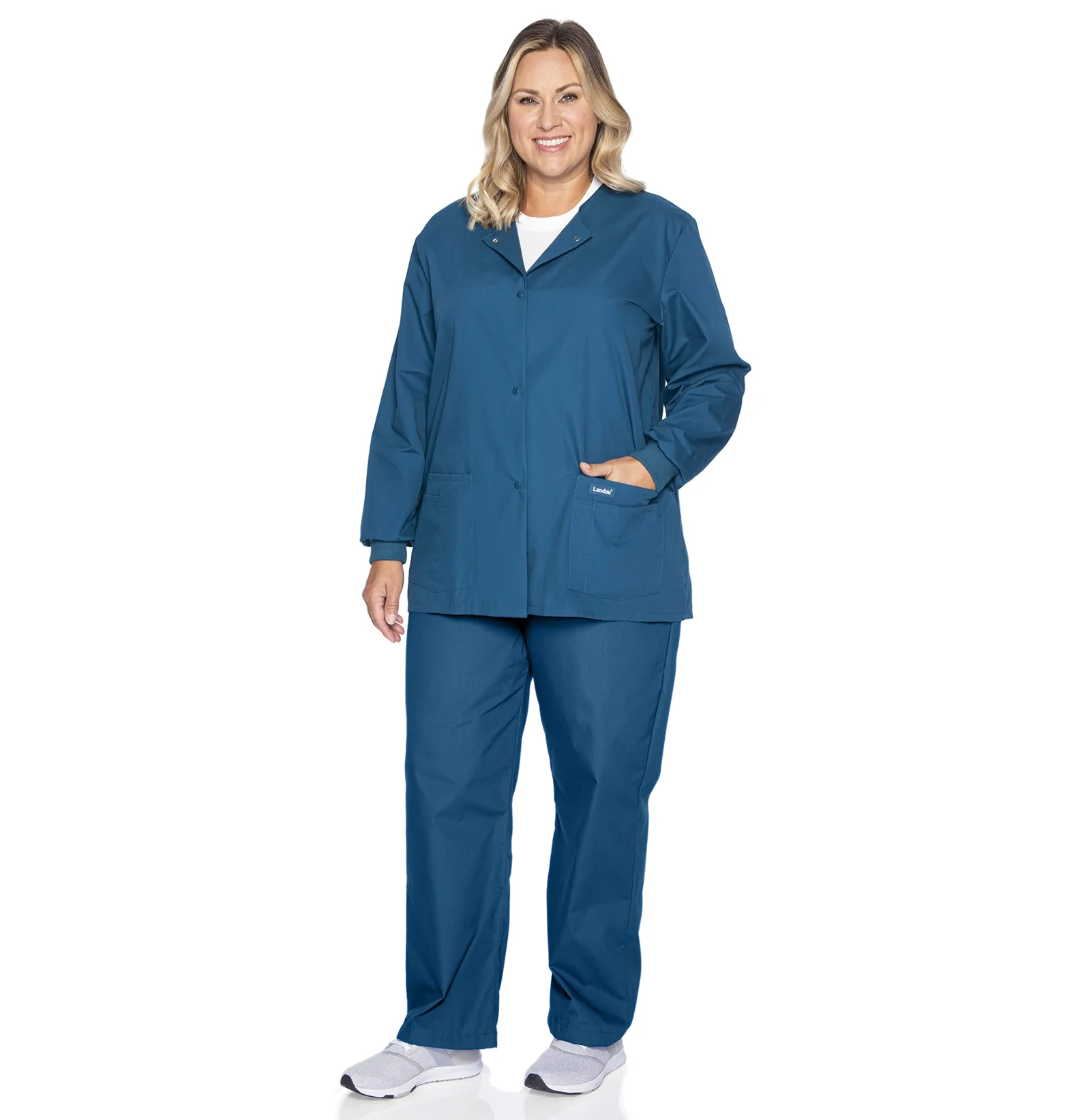 Landau Women's Scrub Set Comfortable Breathable Fabric