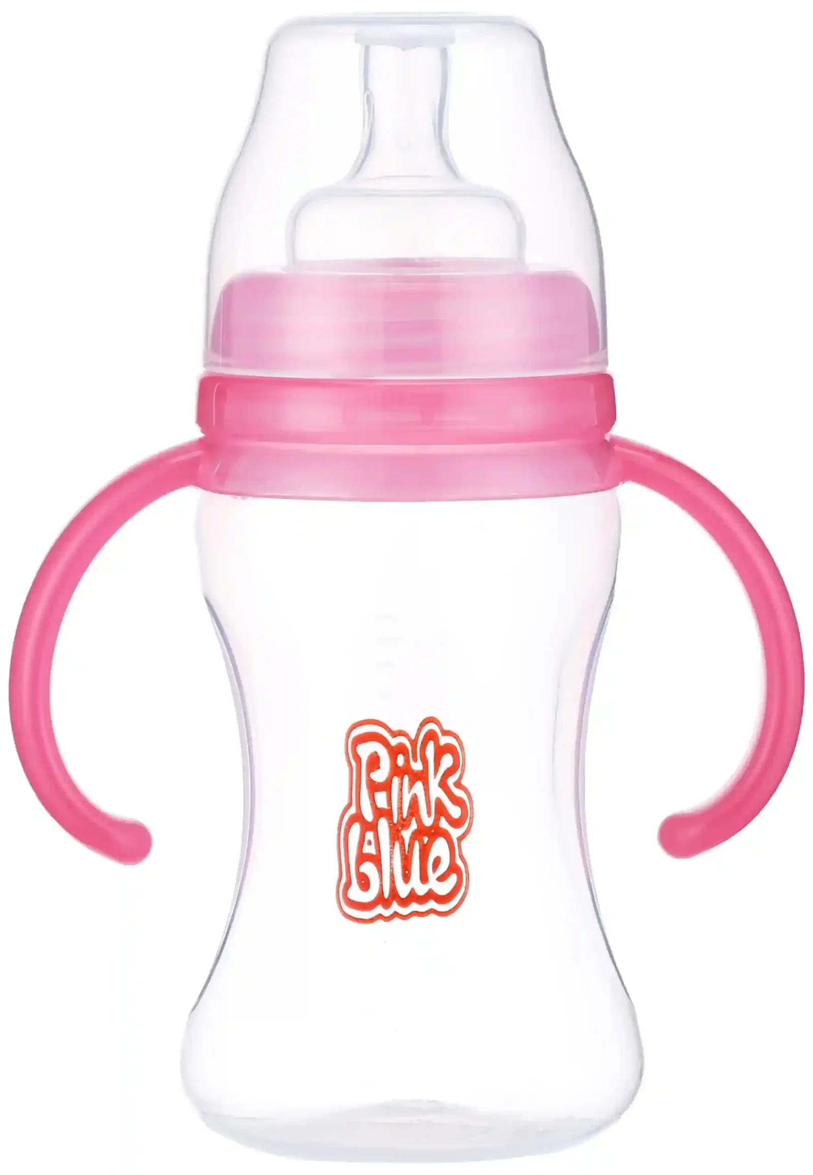 Pink & Blue Premium Baby Feeding Bottle with Handle