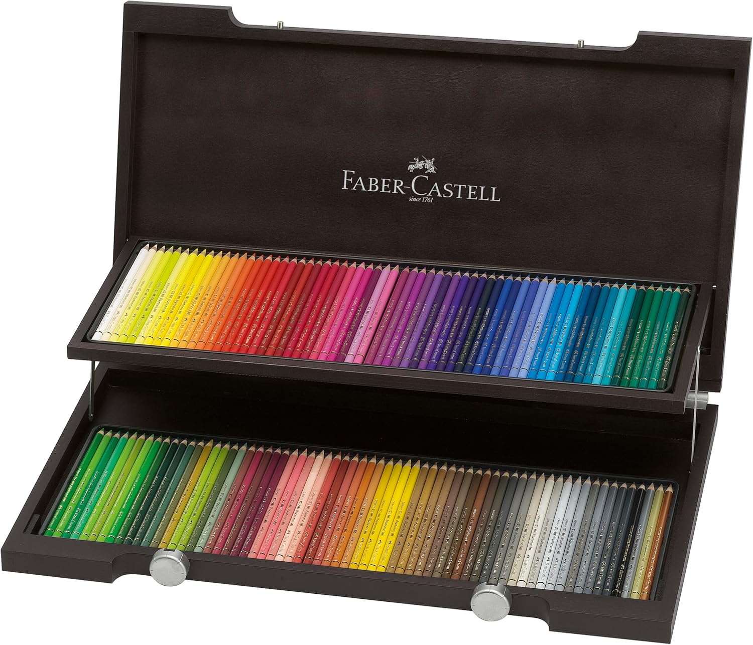 Faber-Castell Professional Colored Pencil Set – 120 Colors in Wooden Case
