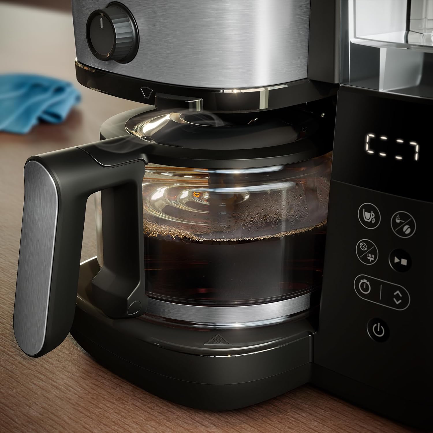 Philips HD7900/50 All-in-1 Brew Coffee Maker with Grinder 10 Cups Black - Scratches, No Box