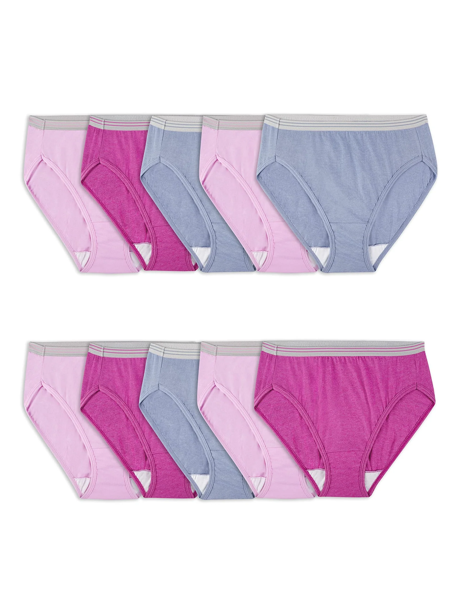 Fruit of the Loom Women’s Underwear 5-Pack Multi Color