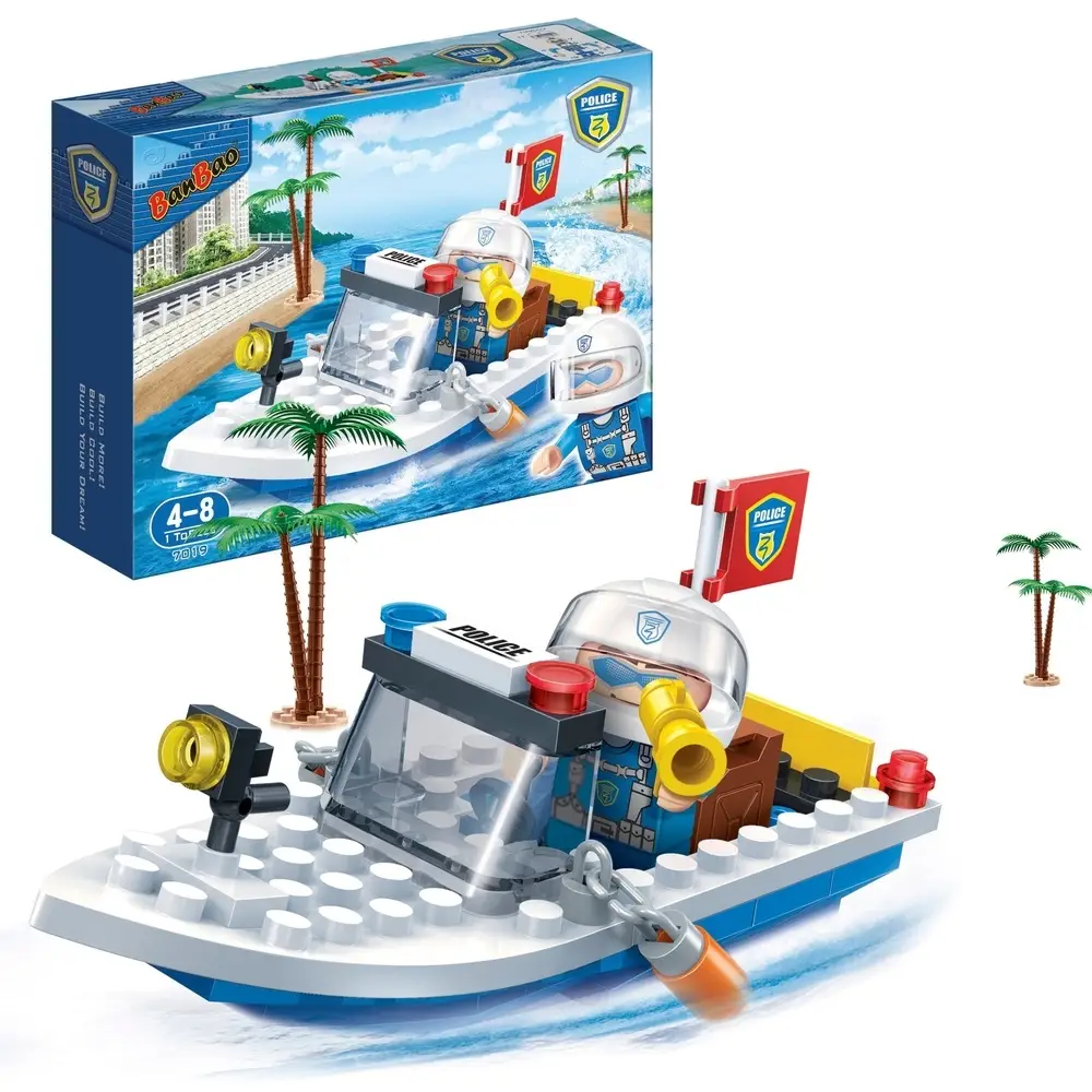BanBao 7019 Police Adventures Collection Building Set