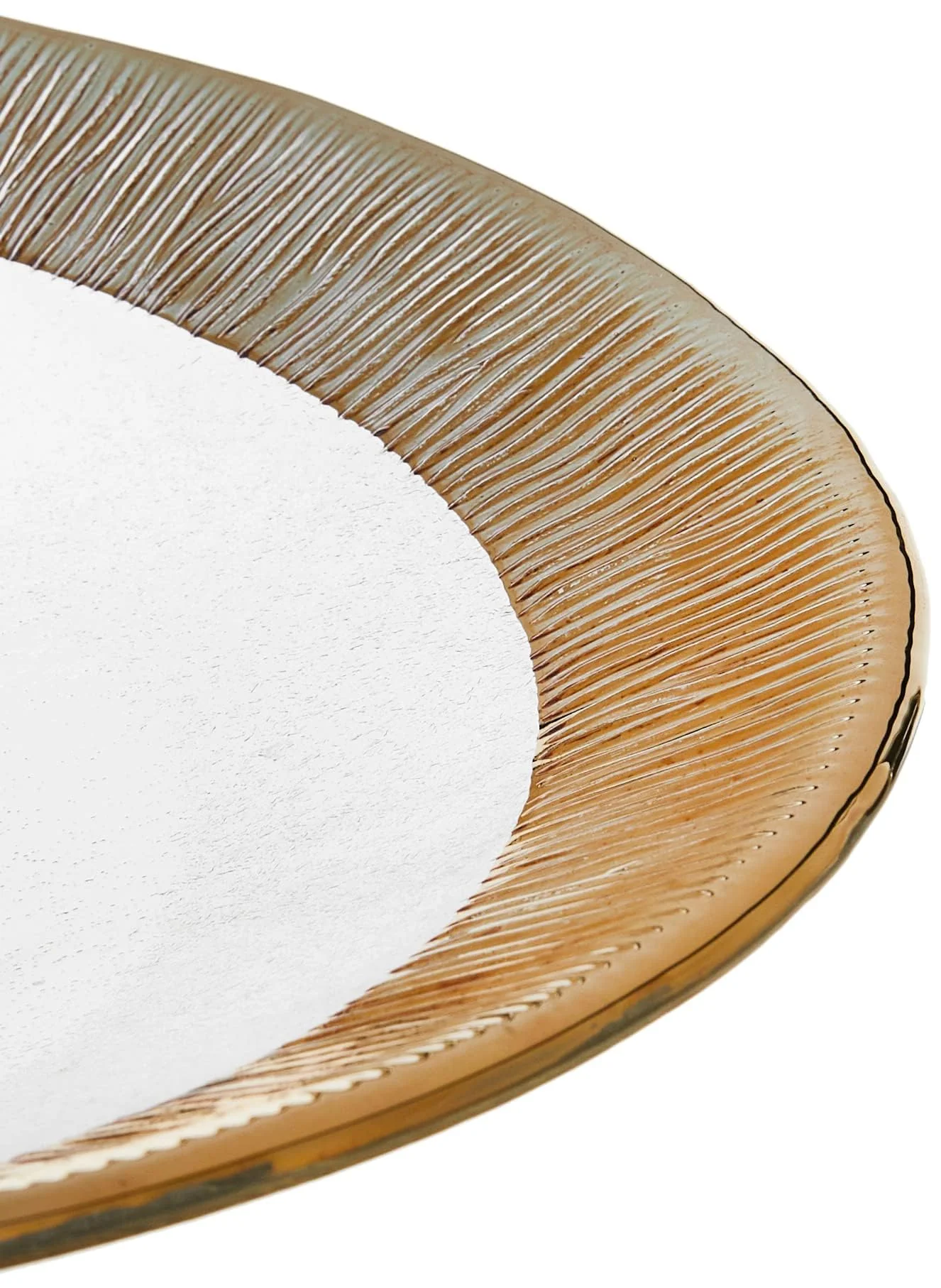 Royal Porcelain Plate White & Gold