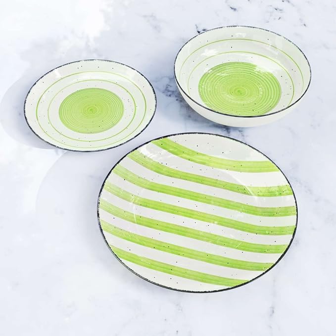 Raj 12-Piece Porcelain Dinner Set