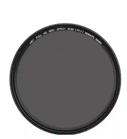 H&Y Circular Camera Lens Filter ND64 + CPL, 52mm, Black, Neutral Density and Polarizing Filter Combo