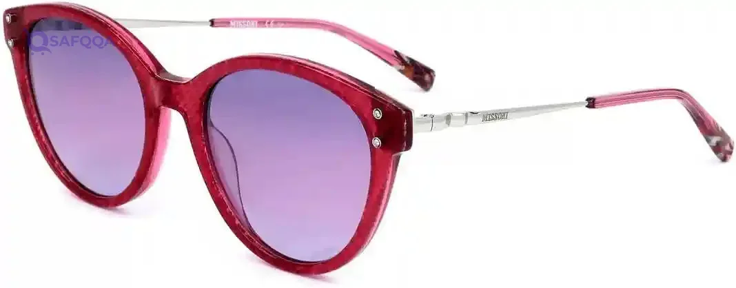 Missoni 0026/S 2R0 Sunglasses Fuchsia Pattern Metal Frame
