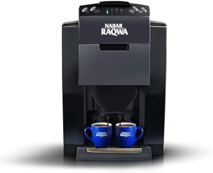 Najjar Raqwa RQ2000 Automatic Turkish & Lebanese Coffee Machine with Double Cup Function