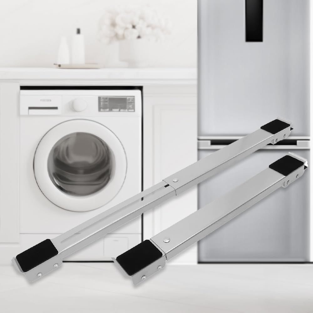 HEXAR Furniture Movers Appliance Rollers 2 Pieces 225kg Extendable 70cm Silver