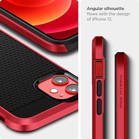 Spigen Neo Hybrid Case for Apple iPhone 12 Mini – Shockproof Dual Layer Protective Phone Case